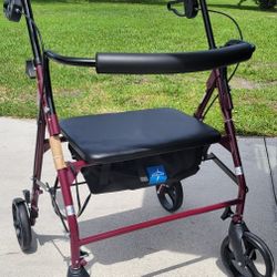 New Maroon Wide Walker 