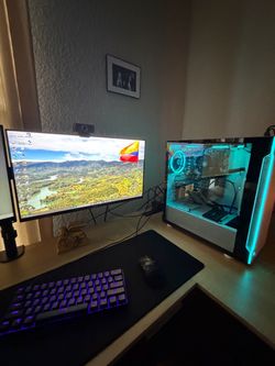 Gaming PC Full Setup - Ryzen 5 3600 | GTX 1660 6GB | 16GB RAM | 240Hz + 144Hz Dual 24" Monitors
