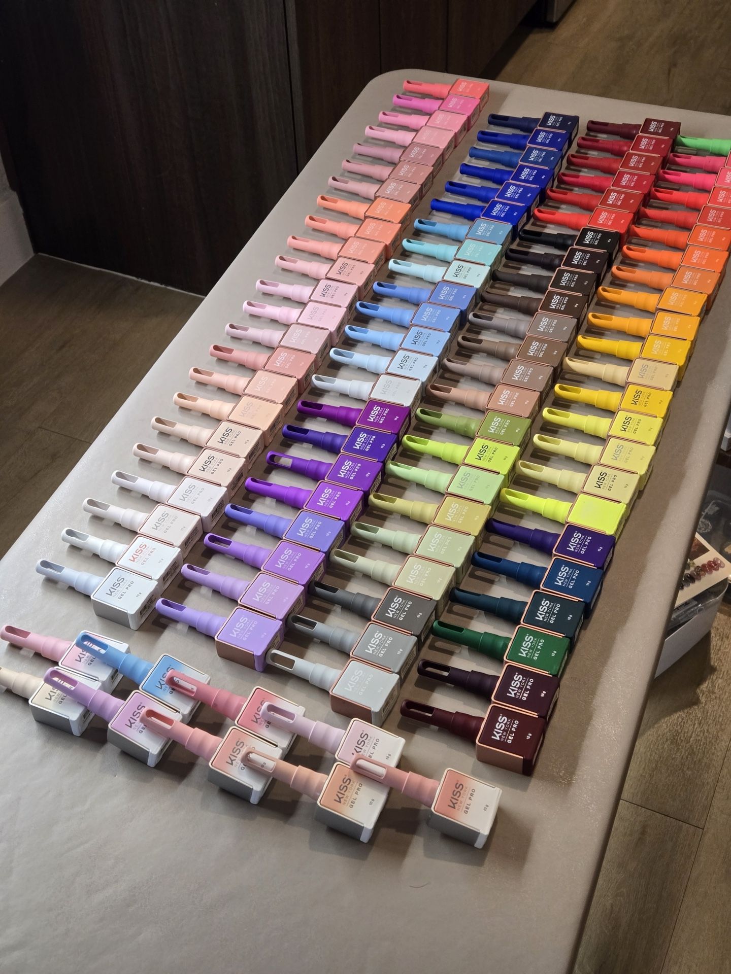 Professional Korean Nail Supplies Bundle – 200+ Gel Colors, Nail Lamp, Arm Rest & More!