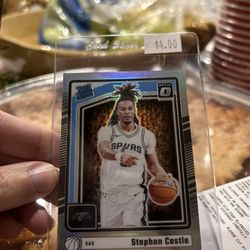 BASKETBALL CARDS INCLUDING CASTLE