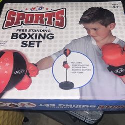 Kids Free Standing Boxing Set 