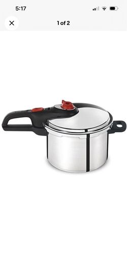 T-fal P(contact info removed) Secure Aluminum Initiatives 12-PSI Pressure Cooker Cookware,
