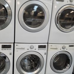 LG Front Load Washer And Stackable Gas Dryer
