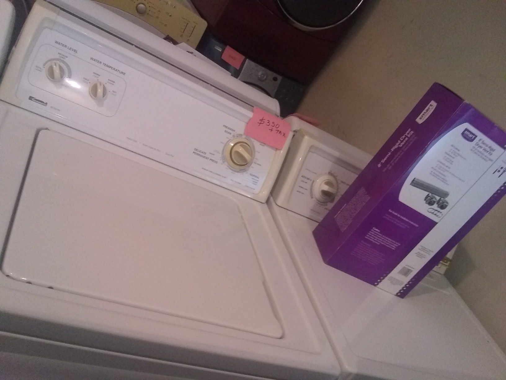 Kenmore washer and dryer excellent condition