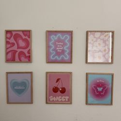 Wall Decor - Girly Prints 