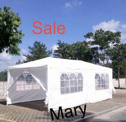 10x20 Canopy with Sidewalls and Windows, Outdoor Instant Canopy Tent for Parties