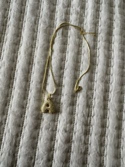 Necklace letter A