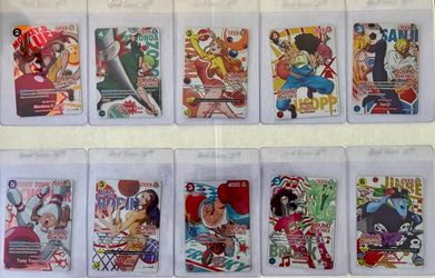Round1 x One Piece Collab Promo Card Complete Set