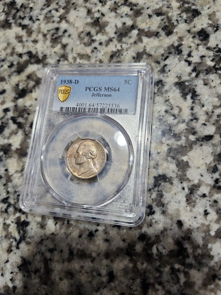 1938-D MS64 Jefferson Nickel