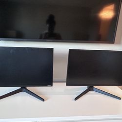 Two Samsung 24” Monitors