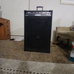 Amp, Mic, And Mixer For Keyboard Or Guitar