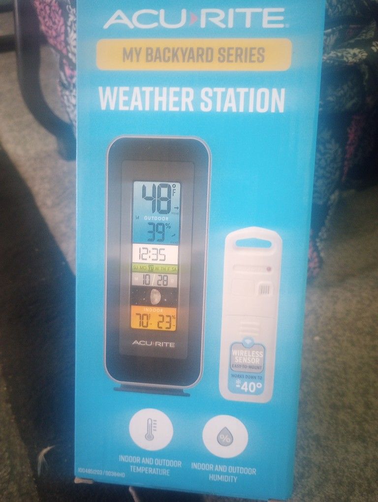 Meade Wireless Indoor Outdoor Temperature & Humidity Weather Station