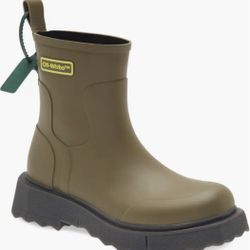 Off-White Sponge sole rubber boots Size 13