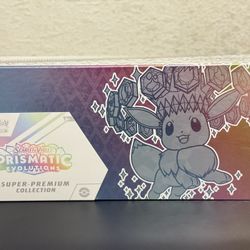 Pokemon Prismatic Evolution Super Premium Collection Box