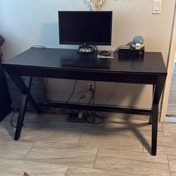 Crate & Barrel Spotlight Ebony Desk