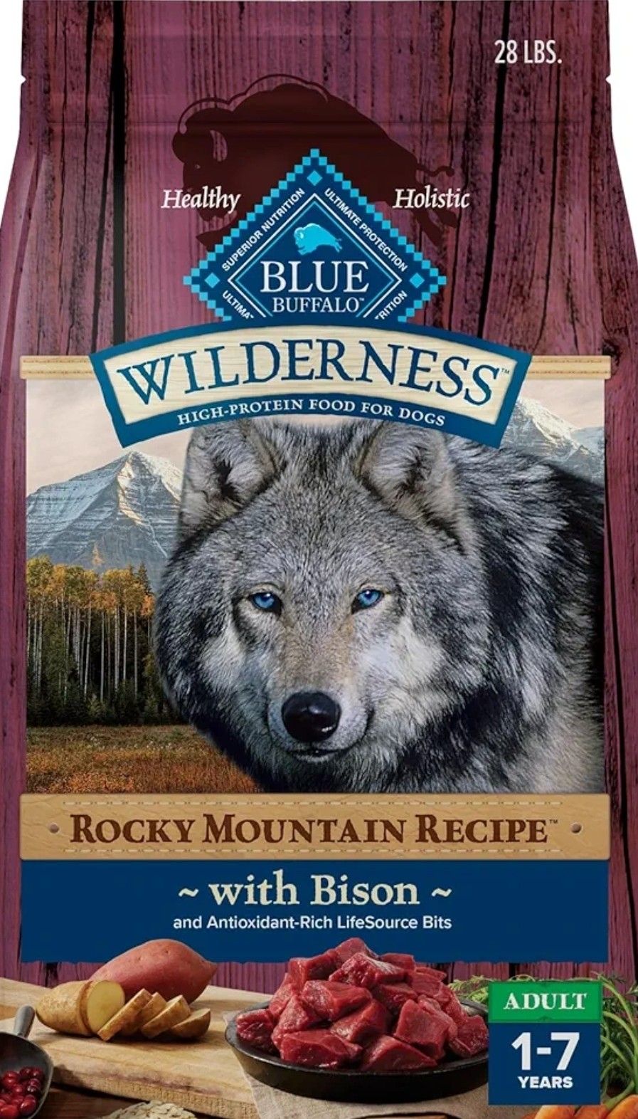 Blue Buffalo, Bison. 28lb Bag. SELL OR TRADE