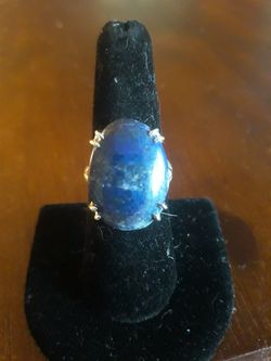 Beautiful Large Blue Lapis ring