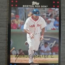 Manny Ramirez #(contact info removed) Topps, Red Sox OF