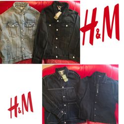 H&m jeans jackets lot