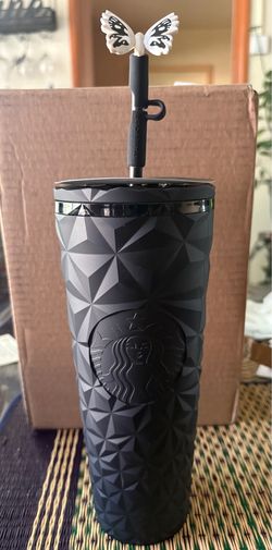 Starbucks Glow in the dark Butterfly Straw Topper