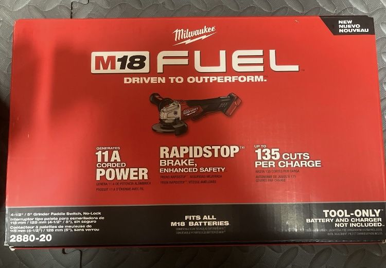 New Milwaukee M18 Fuel Grinder