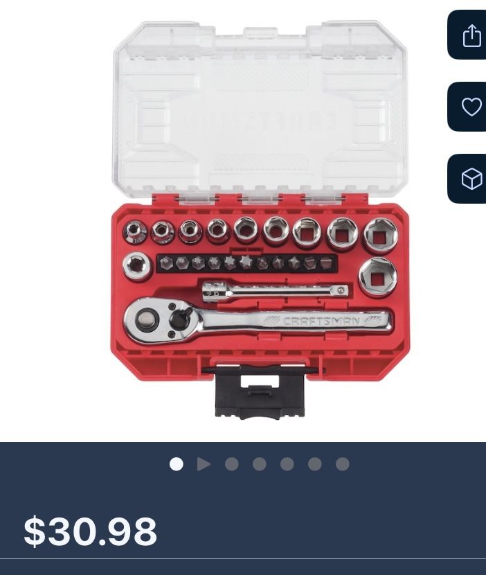 Craftsman 24 PC Standard Socket Toolset.