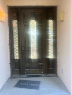 Wood door