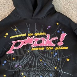 Authentic Black Sp5der Hoodie
