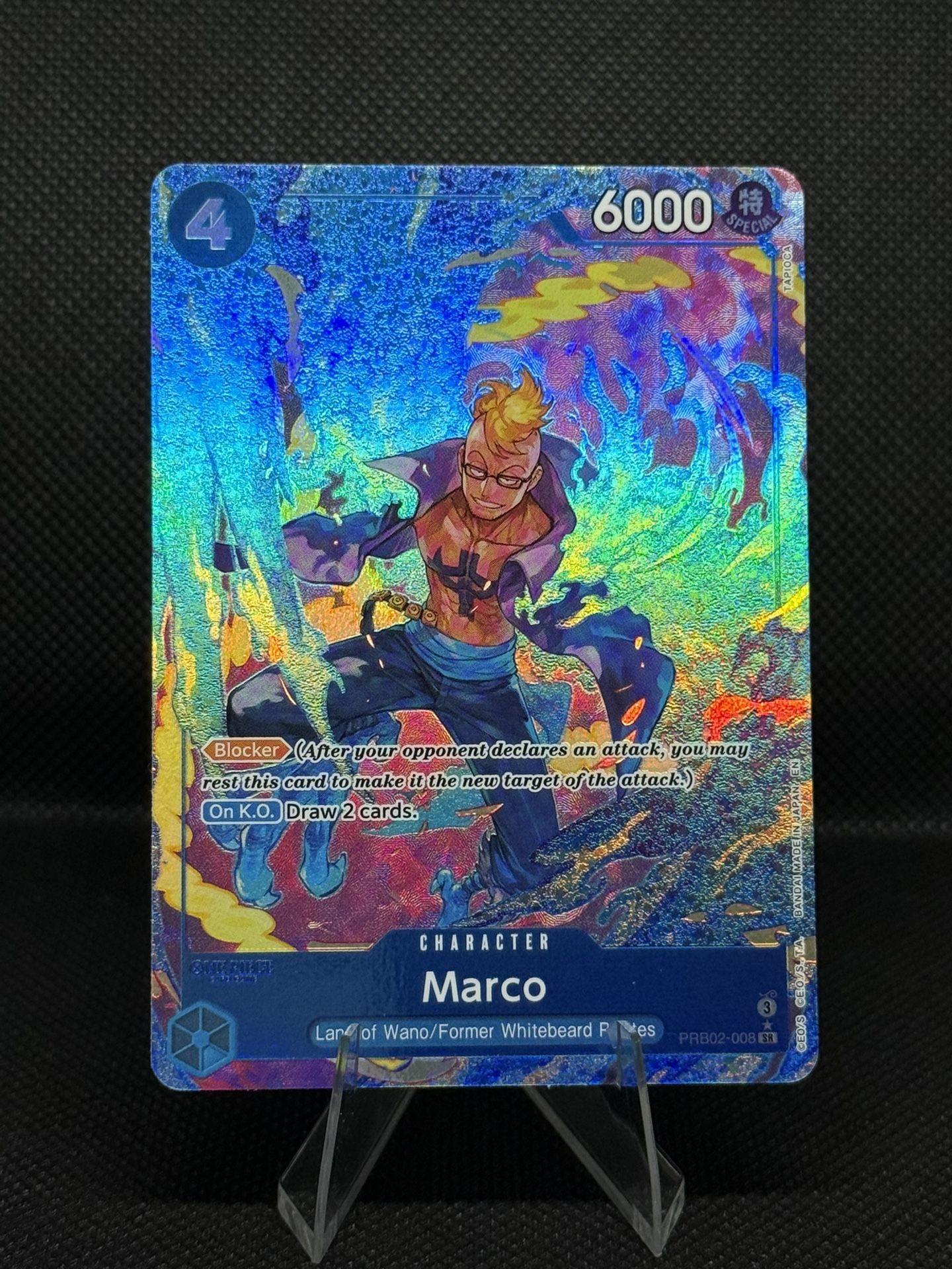 Marco [Alt Art]PRB02-008 SR – One Piece Card Game – The Best Vol.2 –English– NM*