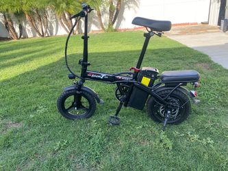 Sport E-Bike Folding Electric Bicycle 14” fat tires