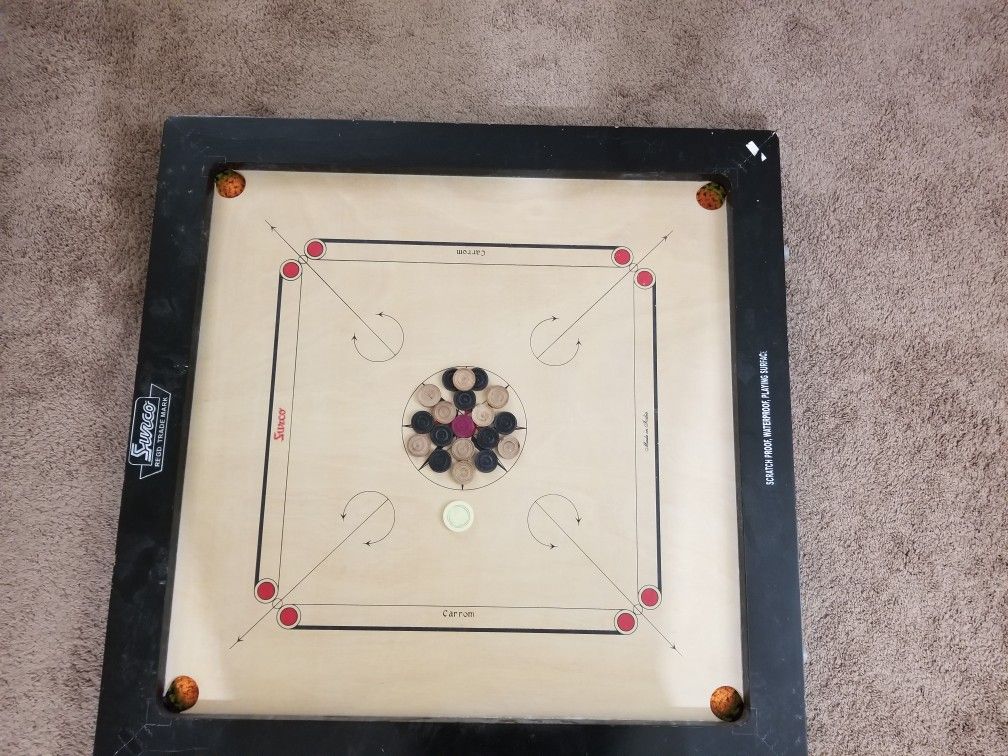 Carrom Game Board.