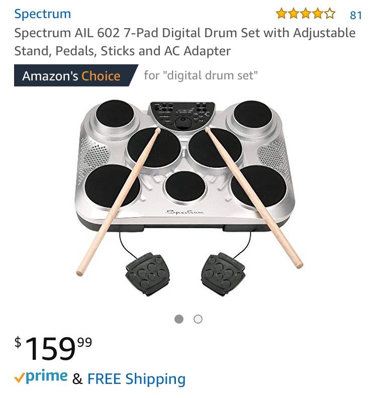 Spectrum online drum pad