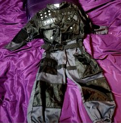 SWAT costume for sz 2 3 toddler