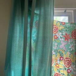 IKEA Turquoise Sanela Curtains (2)