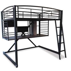 Full-Size Loft Bed w/ Built-In Desk – Like New!  Paid $498 — letting it go for $300 OBO
