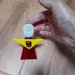 Handcrafted Fused Glass Angel Ornament 