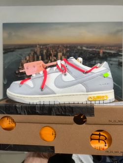 Nike off white Dunk lot 6 size 9.5 mens