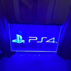 Brand New PlayStation 4 LED sign PS4