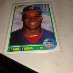 1990 Score First Round Pick Frank Thomas Hall Of Famer
