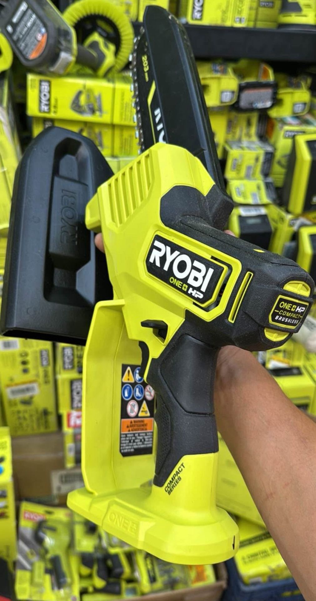 Ryobi 18 V brushless HP 8 inch chainsaw tool only