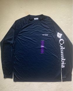 Columbia PFG Super Terminal Tackle Omni Shade Long Sleeve Tee T Shirt Navy Blue Size Sz Men’s M New NWT