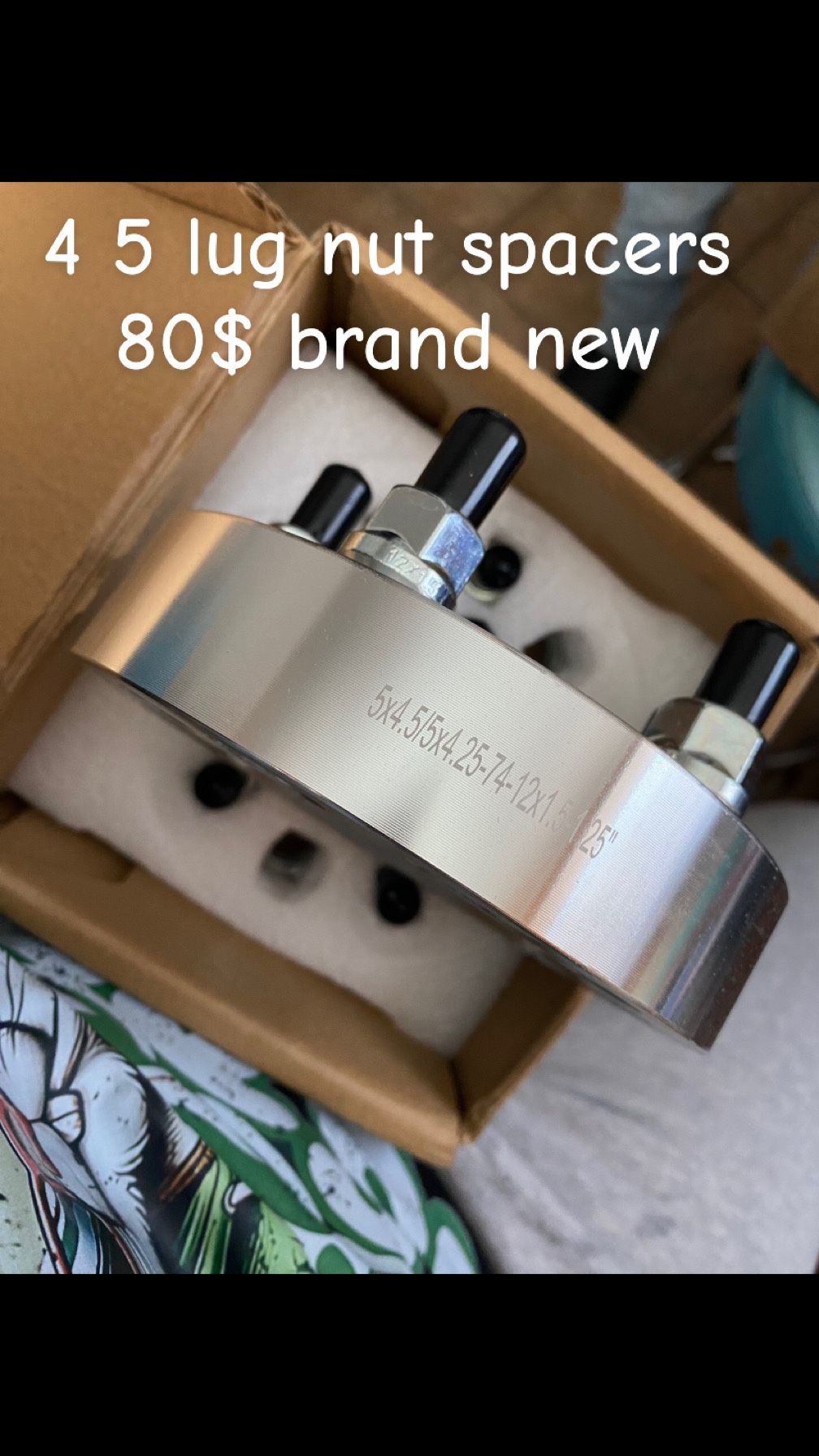 5 Lug Nut Spacers