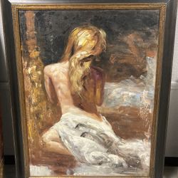Large Painting 4.5 ft W x 4 ft W