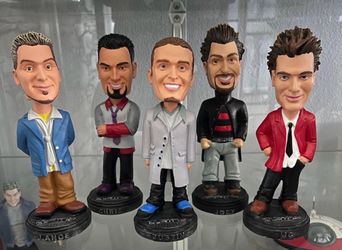 NSYNC Bobble Head 2001 Best Buy Collection Complete All 5 No Boxes Dust Free
