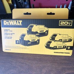 Dewalt Battery Kit (4) Pack Brand New Only $175!!!!!