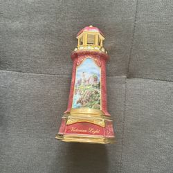 Vtg Open Box Thomas Kinkade Lighted 2004 “Victorian Light” Porcelain Lighthouse No Box 