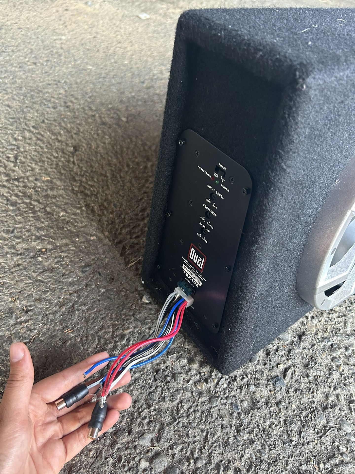 10 Inch Dual Sub Built In Amp