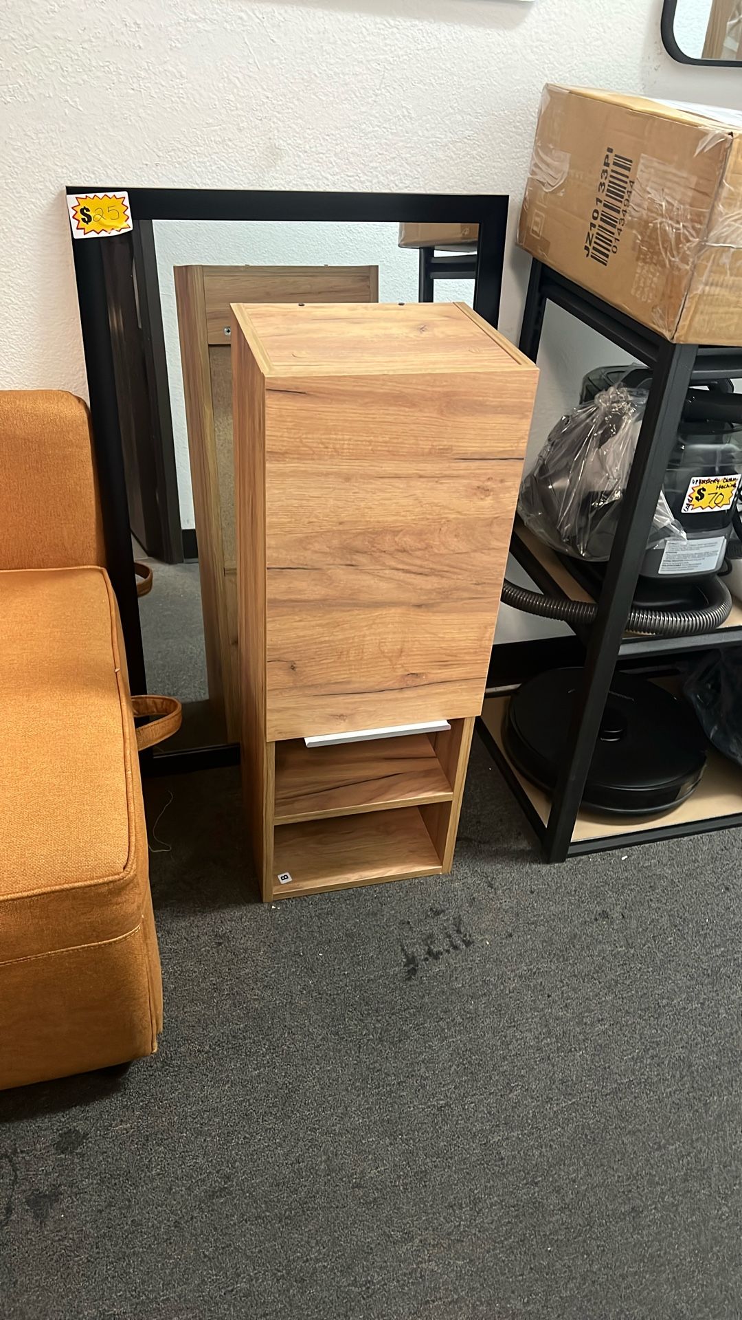 Bathroom Wall Cabinet With Two Open Shelves