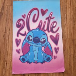 Stitch Poster New ( Size 22"× 34").