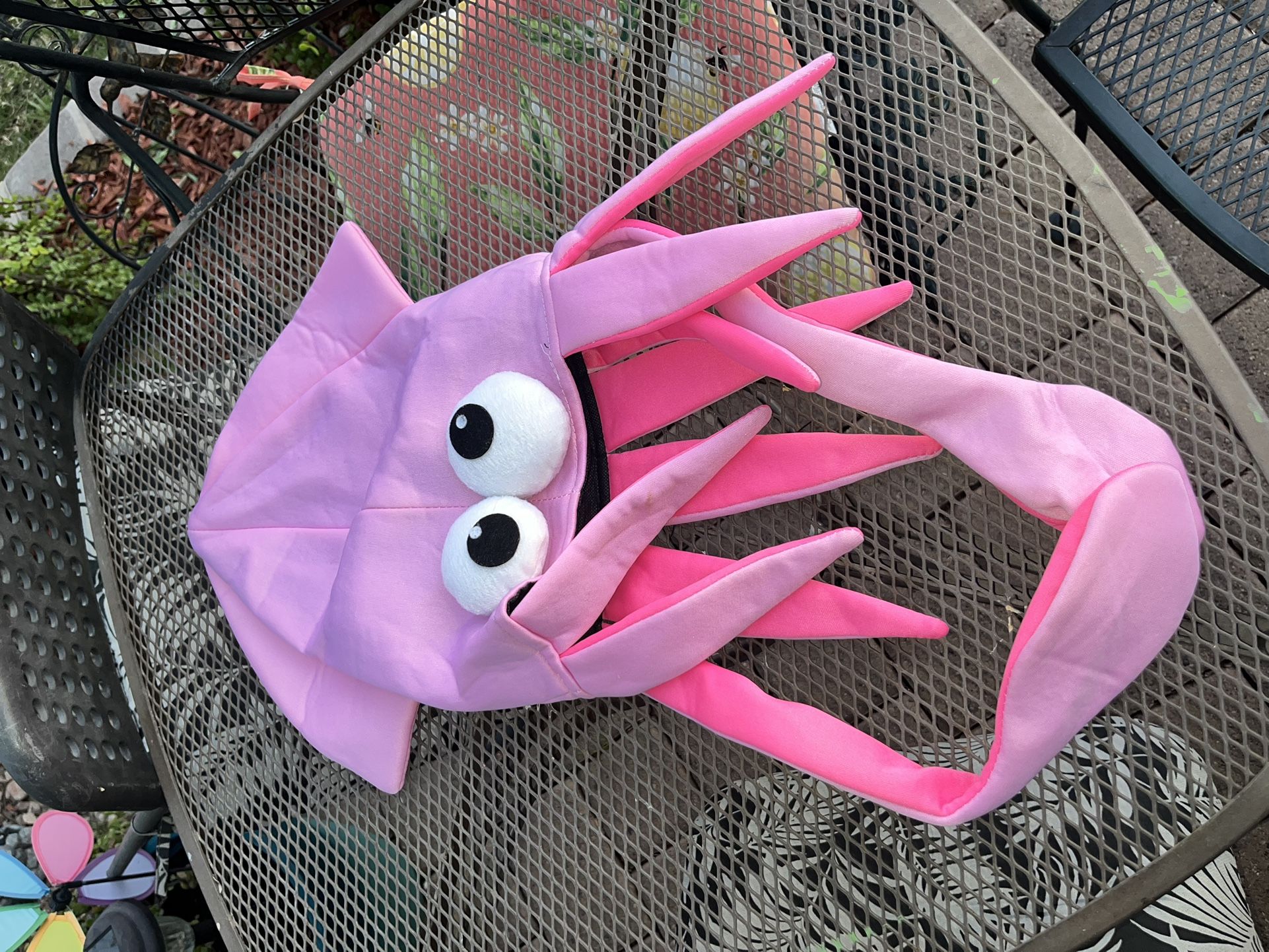 Pink Squid Hat